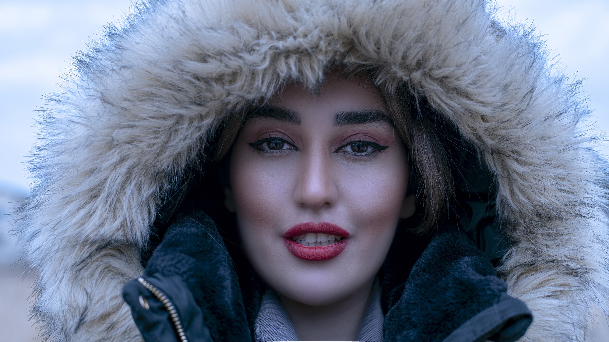 Winter blue