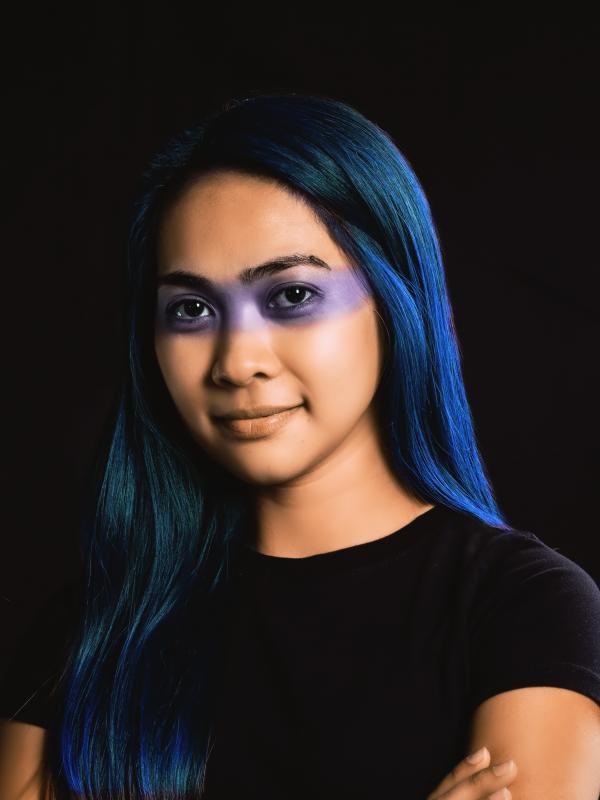 Blue hair